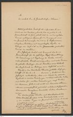 k.k. naturhistorisches Hofmuseum, Intendanzakten 1885-1896 (Hauer), Aktenzahl Z.279.a/1888, Seite 1